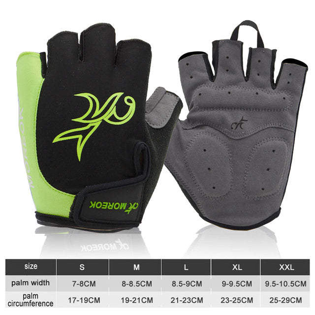 NEWBOLER Shockproof GEL Pad Cycling Gloves Half Finger Sport Gloves Men Women Summer Bicycle Gym Fitness Gloves MTB Bike Gloves