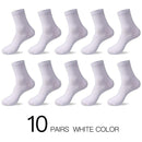 HSS 2021 Men's Cotton Socks New styles 10 Pairs / Lot Black Business Men Socks Breathable Spring Summer for Male US size(6.5-12)