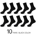 HSS 2021 Men's Cotton Socks New styles 10 Pairs / Lot Black Business Men Socks Breathable Spring Summer for Male US size(6.5-12)