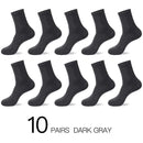 HSS 2021 Men's Cotton Socks New styles 10 Pairs / Lot Black Business Men Socks Breathable Spring Summer for Male US size(6.5-12)
