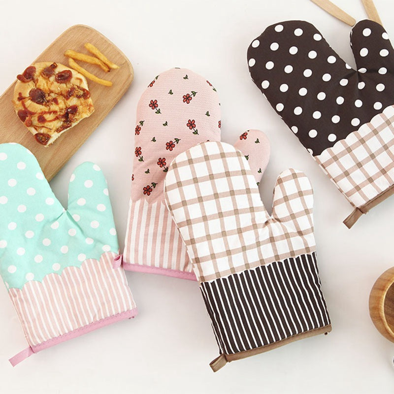 1Pcs hot Oven Mitts Baking Anti-Hot Gloves Pad Oven Microwave Insulation Mat   Baking Kitchen Tools