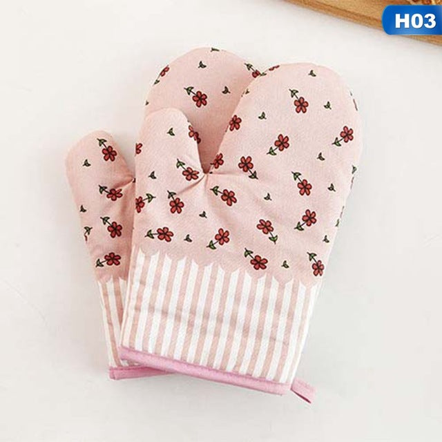 1Pcs hot Oven Mitts Baking Anti-Hot Gloves Pad Oven Microwave Insulation Mat   Baking Kitchen Tools