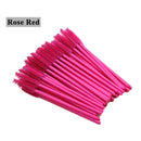 GLAMLASH premium 50Pcs disposable eyelash extension cleaning brush Micro Mascara wand lash eyebrow brush Applicator Spoolers