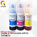 5 BottLe Ecotank Ink for Epson L3150 L3110 104 502 512 504 Ink EcoTank Printer ET2700 ET2750 ET3700 ET2711 refill dye ink