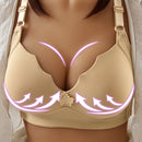 SFIT Adjustable Bras For Women Thin Deep VCup Bra Sexy Intimates Lingerie Comfort Without Steel Ring Push Up Brasieres Plus Size