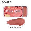 O.TWO.O Multifunctional Makeup Palette 3 IN 1 Lipstick Blush For Face Eyeshadow Lightweight Matte Lip Tint Natural Face Blush