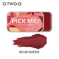 O.TWO.O Multifunctional Makeup Palette 3 IN 1 Lipstick Blush For Face Eyeshadow Lightweight Matte Lip Tint Natural Face Blush