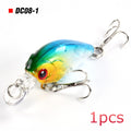 8pcs Crankbaits Set Mixed Colors Fishing Lures Minnow Baits Wobbler with Box Bass Swimbait Sea Swim Jerkbait Trout Tackle Hard