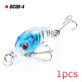 8pcs Crankbaits Set Mixed Colors Fishing Lures Minnow Baits Wobbler with Box Bass Swimbait Sea Swim Jerkbait Trout Tackle Hard