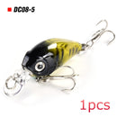 8pcs Crankbaits Set Mixed Colors Fishing Lures Minnow Baits Wobbler with Box Bass Swimbait Sea Swim Jerkbait Trout Tackle Hard