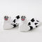Funny Cute Embroidery Panda Socks Women Harajuku Divertidos Kawaii White Black Calcetines Mujer Ankle Sokken Chaussette Femme