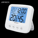 Amvolta LCD Digital Temperature Humidity Meter Backlight Home Indoor Electronic Hygrometer Thermometer Weather Station Baby Room