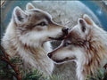 5D DIY Diamond Painting Wolf Cross Stitch Kit Full Drill Square Embroidery Animals Mosaic Art Picture of Rhinestones Decor Gift