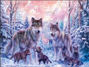 5D DIY Diamond Painting Wolf Cross Stitch Kit Full Drill Square Embroidery Animals Mosaic Art Picture of Rhinestones Decor Gift