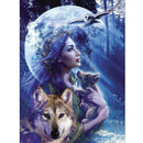 5D DIY Diamond Painting Wolf Cross Stitch Kit Full Drill Square Embroidery Animals Mosaic Art Picture of Rhinestones Decor Gift