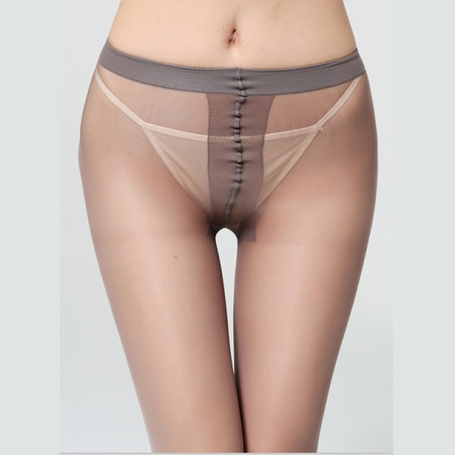 Women Summer Sexy Nylon Pantyhose Ladies 5D Tear Resistant Breathable Elastic Tights Slim Stockings High Waist Sun Protection