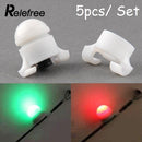 5pcs Outdoor Night Fishing Accessories Luminous Alarm Electronic LED Light Fishing Bite Alarms Fishing Line Gear Alert Indicator