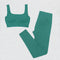 2/3Pcs Sports Yoga Set Women Tracksuit Athletic High Waist Seamless Leggings Outfit Workout Sportswear Gyms Crop Top Sports Bra