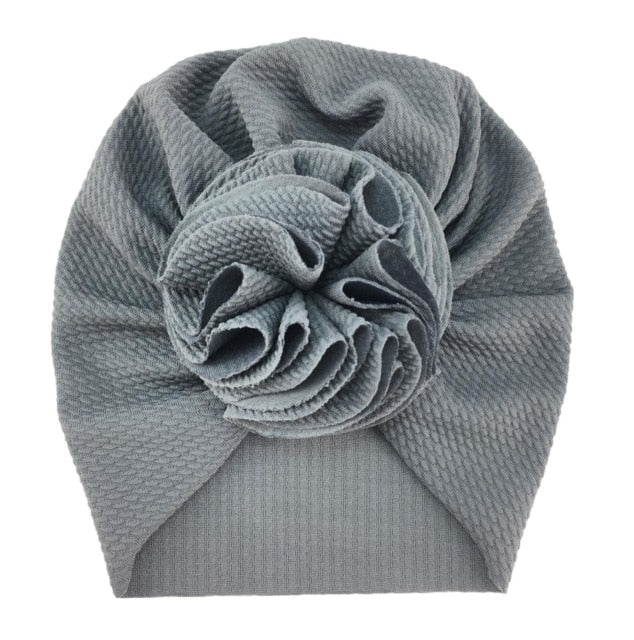 Cute Flower Baby Hat Toddler Turban Infant Head wraps Kids Bonnet Newborn Toddler Beanie Cap for  0-18m