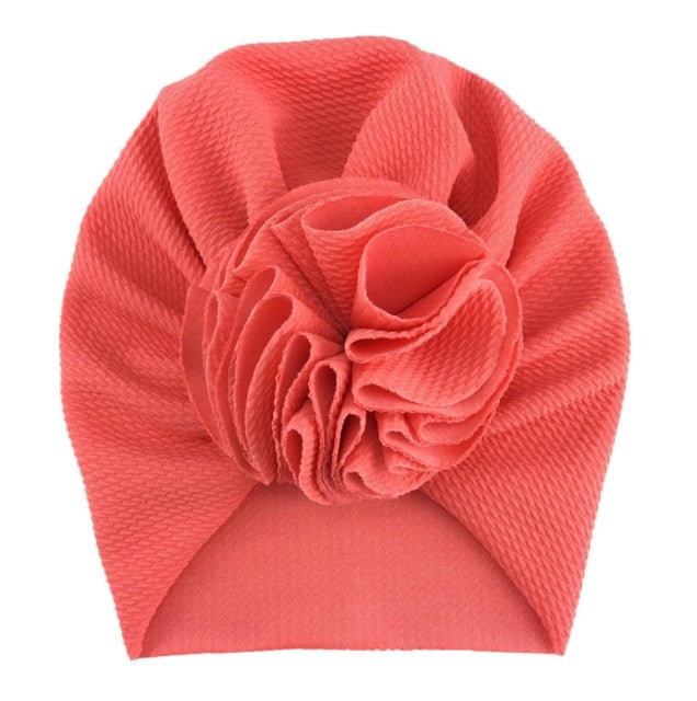 Cute Flower Baby Hat Toddler Turban Infant Head wraps Kids Bonnet Newborn Toddler Beanie Cap for  0-18m