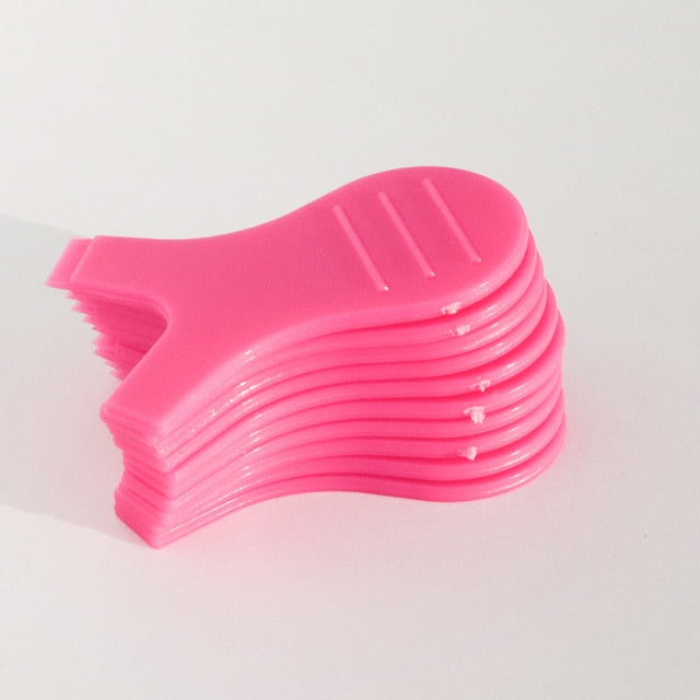 10pcs/Lot Y Shape Silicone Eyelashes Lift Lifting Curler Eye Lash Extension Graft Brush Makeup Mascara Tool Eye Lash Perming Pad