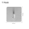 1/10/20/50/100Pcs Metal Wall Hook Self Adhesive Sticky Kitchen Bathroom Key Bag Coat Hanger Storage Hanging Holder Rack 4 Types