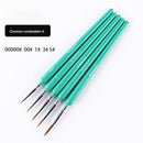 10 pcs Miniature Hook Line Pen art painting brushes weasel hair paint brush gouache watercolor oil paints artists Hand Painted