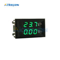DC 100V 200V 10A 50A 0.28" Mini Digital Voltmeter Ammeter 4 Bit 5 Wires Voltage Current Meter Tester Blue Red Dual LED Display