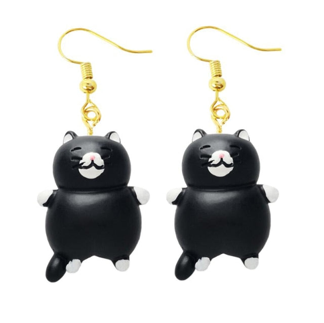 30 Style Earrings For Women Girls 3D Birthday Lovely Jewelry Duck Rabbit Animal Cow Flamingo Kids Children's friendship Gift