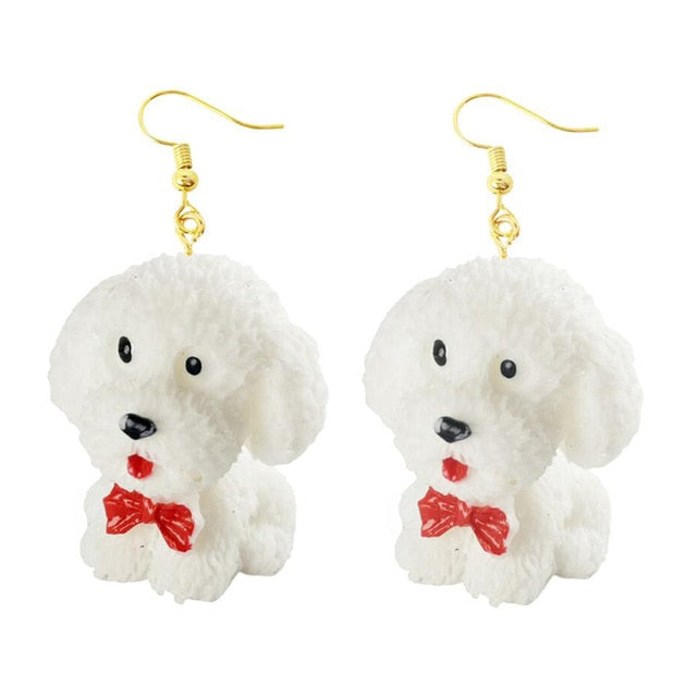 30 Style Earrings For Women Girls 3D Birthday Lovely Jewelry Duck Rabbit Animal Cow Flamingo Kids Children's friendship Gift