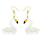 30 Style Earrings For Women Girls 3D Birthday Lovely Jewelry Duck Rabbit Animal Cow Flamingo Kids Children's friendship Gift
