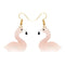 30 Style Earrings For Women Girls 3D Birthday Lovely Jewelry Duck Rabbit Animal Cow Flamingo Kids Children's friendship Gift