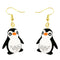 30 Style Earrings For Women Girls 3D Birthday Lovely Jewelry Duck Rabbit Animal Cow Flamingo Kids Children's friendship Gift