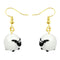 30 Style Earrings For Women Girls 3D Birthday Lovely Jewelry Duck Rabbit Animal Cow Flamingo Kids Children's friendship Gift