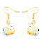 30 Style Earrings For Women Girls 3D Birthday Lovely Jewelry Duck Rabbit Animal Cow Flamingo Kids Children's friendship Gift