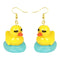 30 Style Earrings For Women Girls 3D Birthday Lovely Jewelry Duck Rabbit Animal Cow Flamingo Kids Children's friendship Gift
