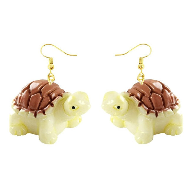 30 Style Earrings For Women Girls 3D Birthday Lovely Jewelry Duck Rabbit Animal Cow Flamingo Kids Children's friendship Gift