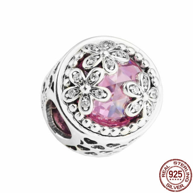 HOT SALE 925 Sterling Silver Colorful Coffee Ooke Series Beads Charms fit Original Pandora Bracelet Women Fashion DIY Jewelry
