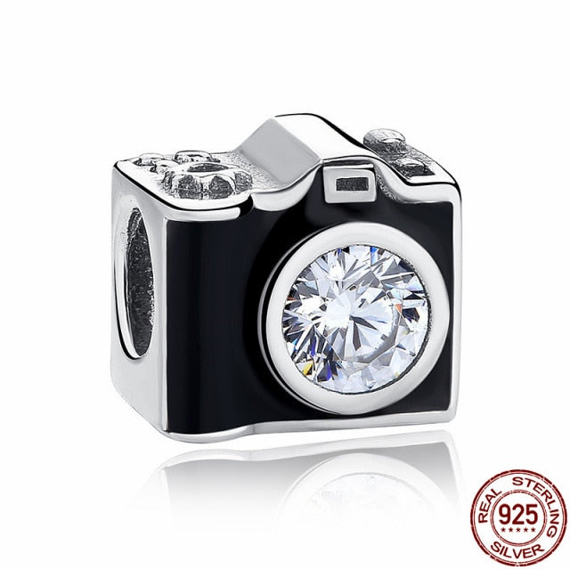 HOT SALE 925 Sterling Silver Colorful Coffee Ooke Series Beads Charms fit Original Pandora Bracelet Women Fashion DIY Jewelry