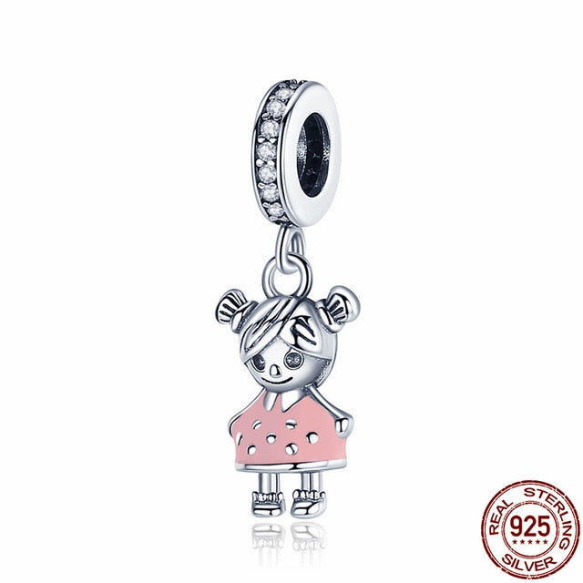 HOT SALE 925 Sterling Silver Colorful Coffee Ooke Series Beads Charms fit Original Pandora Bracelet Women Fashion DIY Jewelry