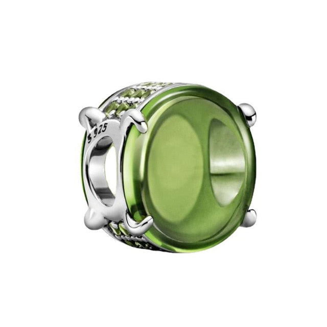 HOT SALE 925 Sterling Silver Colorful Coffee Ooke Series Beads Charms fit Original Pandora Bracelet Women Fashion DIY Jewelry