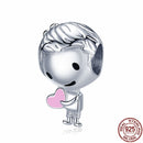 HOT SALE 925 Sterling Silver Colorful Coffee Ooke Series Beads Charms fit Original Pandora Bracelet Women Fashion DIY Jewelry