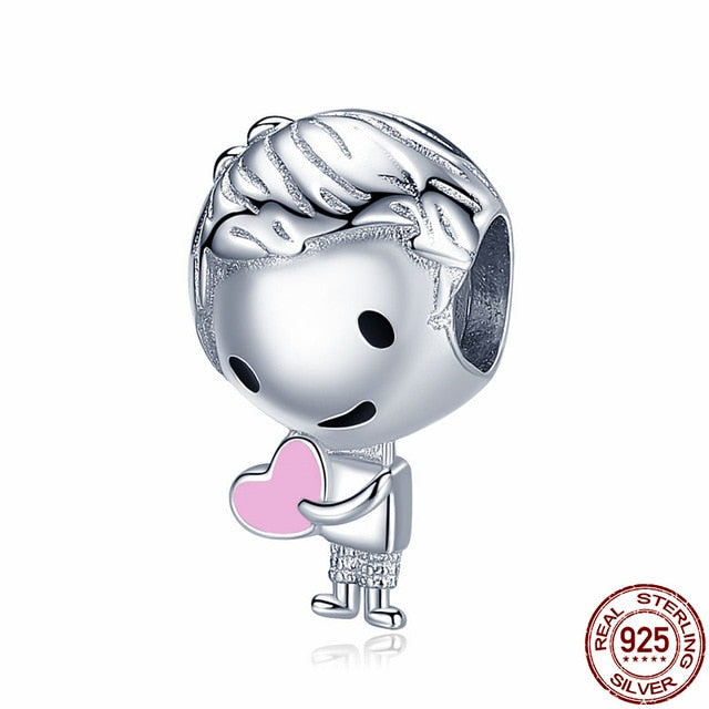 HOT SALE 925 Sterling Silver Colorful Coffee Ooke Series Beads Charms fit Original Pandora Bracelet Women Fashion DIY Jewelry