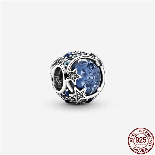 HOT SALE 925 Sterling Silver Colorful Coffee Ooke Series Beads Charms fit Original Pandora Bracelet Women Fashion DIY Jewelry