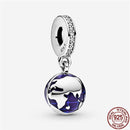 HOT SALE 925 Sterling Silver Colorful Coffee Ooke Series Beads Charms fit Original Pandora Bracelet Women Fashion DIY Jewelry