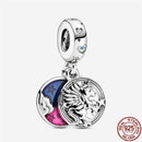 HOT SALE 925 Sterling Silver Colorful Coffee Ooke Series Beads Charms fit Original Pandora Bracelet Women Fashion DIY Jewelry