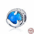 HOT SALE 925 Sterling Silver Colorful Coffee Ooke Series Beads Charms fit Original Pandora Bracelet Women Fashion DIY Jewelry