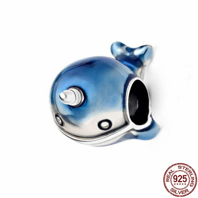 HOT SALE 925 Sterling Silver Colorful Coffee Ooke Series Beads Charms fit Original Pandora Bracelet Women Fashion DIY Jewelry