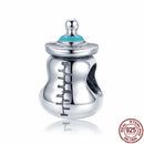 HOT SALE 925 Sterling Silver Colorful Coffee Ooke Series Beads Charms fit Original Pandora Bracelet Women Fashion DIY Jewelry