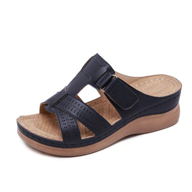 New Women Sandals Flat Shoes Buckle Strap Slip On Comfortable Women Sandals Plus Size Solid Casual Shoes Women Flat Sandals 2021